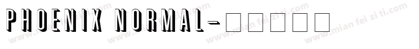 Phoenix Normal字体转换
